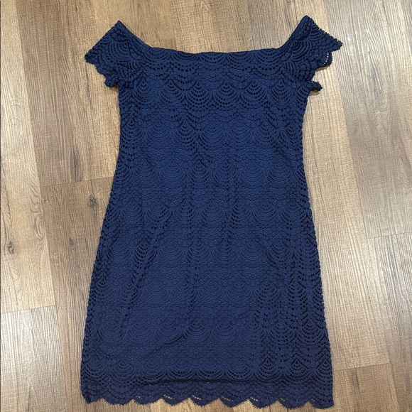 Lilly Pulitzer Jade navy lace dress - Picture 8 of 12